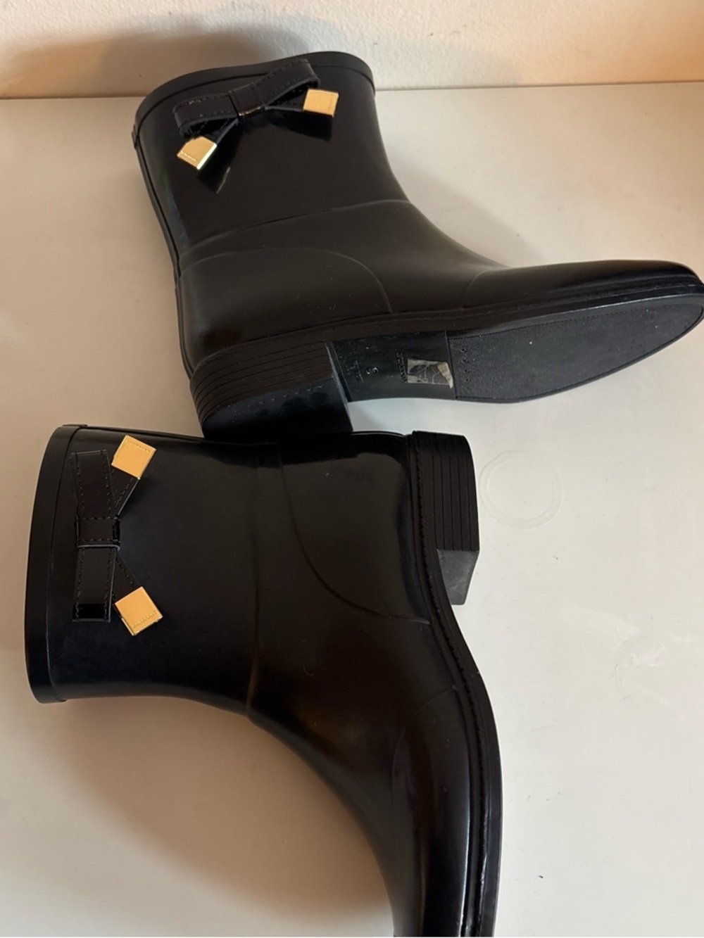 Burberry Westcott rain boots Bows Size 9-10 - Picture 8 of 8